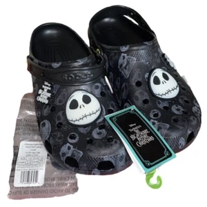 Disney x The Nightmare Before Christmas Crocs Glow In The Dark Mens 10 Womens 12 - Picture 1 of 7