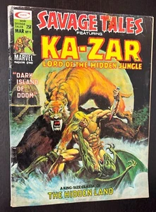 SAVAGE TALES #9 (Marvel Comics 1975) --Ka Zar -- VG- - Bild 1 von 5