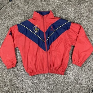 Vintage Ferrari Owners Club Jacket Mens XXL Red Full Zip 25 Year Anniversary - Picture 1 of 15
