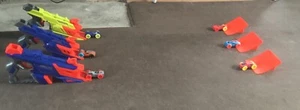 Nerf Nitro Longshot Gun And Car Set Launcher X 3 - Picture 1 of 7