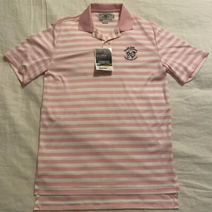 Neu mit Etikett 2014 US Open Collection Pinehurst Small Golf-Poloshirt für Herren pink/weiß NEU - Bild 1 von 7