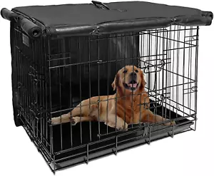 Dog Crate Cover 48 Inch XL Dog Kennel outside Cover, Big Dog Cage for Large Dogs - Picture 1 of 12