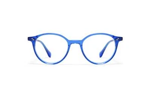 Gigi Studios BROOKS 64900/9 Montatura da vista donna rotondi in acetato Celeste - Imagen 1 de 4