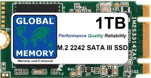 1TB M.2 2242 NGFF SATA3 SSD FOR LAPTOPS / DESKTOP PCs / SERVERS / WORKSTATIONS - Picture 1 of 2