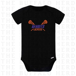 Buffalo Bandits Lacrosse Baby Bodysuit | Bandits Lacrosse Baby Shirt | Toddler - Picture 1 of 1