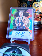 Kurt Angle 2023 Panini Prizm Select WWE TIE DYE AUTO /25 SG-KAG Signatures Card