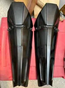 spartanische Beinrüstung 300 Mittelalter schwarz Beinschutz Stahl Larp Spartan Geschenk - Bild 1 von 4