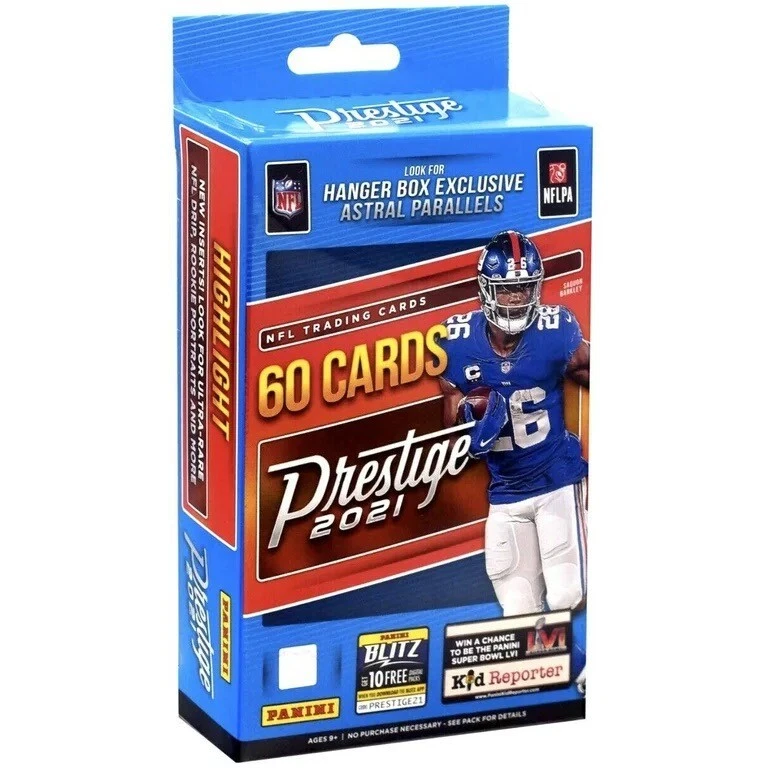 Caja colgante de fútbol americano Panini Prestige 2021 NFL nueva sellada de fábrica Foto 1 de 1