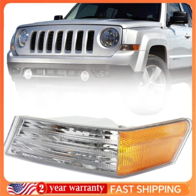 Front Turn Signal Light Cover Left Driver for Jeep Patriot 2007-2017 68004181AC Foto 1 de 4