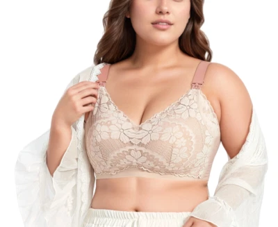 Heavenly Lace Maternity Nursing Bra – Comfort & Elegance for Moms - Image 1 of 4