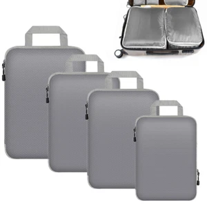 Kompression Koffer Organizer Set, 4PCS Packing Cubes für Rucksack Packwürfel - Bild 1 von 24