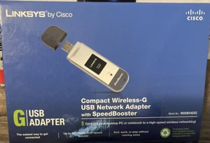 Linksys Compact Wireless - G USB Adapter Model WUSB54GSC - Picture 1 of 6
