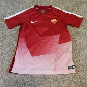Nike Dri Fit AS Roma Soccer Jersey Boys Size Medium - Picture 1 of 7