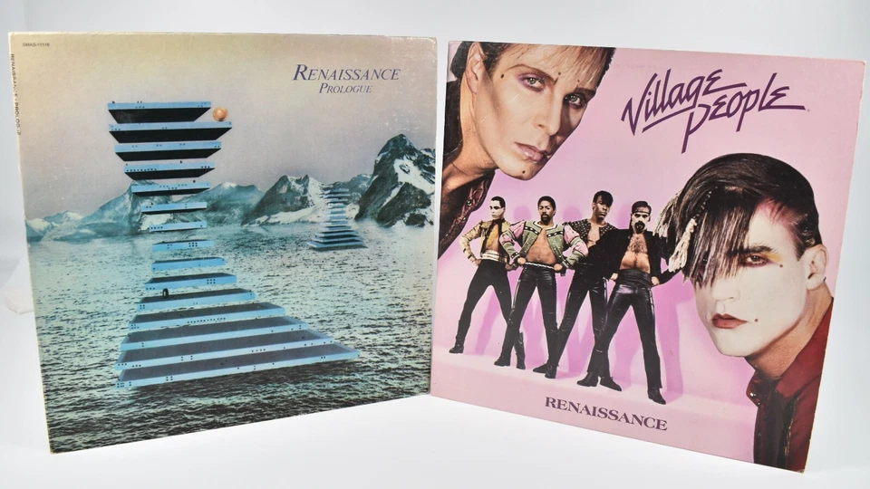 Renaissance Prologue & Village People 1972/81 Capitol RCA 33 RPM Vinyl Record LP Foto 1 de 4