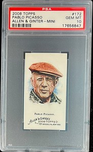 2008 ALLEN & GINTER *ARTIST* (PICASSO) PSA 10 GEM MINT **RARE** (POPULATION 4)