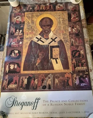 Stroganoff: The Palace and Collections of a Russian Noble Family Poster, C. 2000 - image 1 of 4