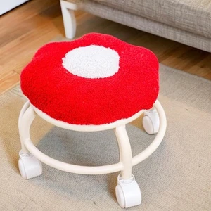 Low Roller Seat Pedicure Stool 360 Degree Rotating Rolling Stool Small Movable - Picture 1 of 43