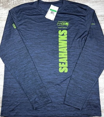 Nike Seattle Seahawks Camisa Dri-Fit Manga Larga Para Hombre XL NUEVA CON ETIQUETAS NFL Foto 1 de 4