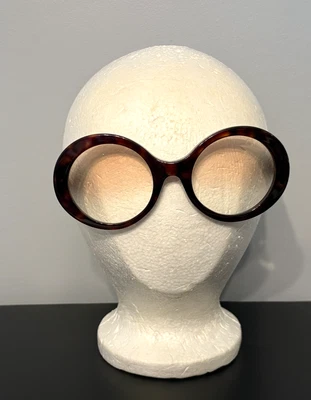 GIANFRANCO FERRE ARMAÇÕES DE ÓCULOS OVAIS DE TARTARUGA OVERSIZED GFF 326/N/S ITÁLIA VINTAGE - Imagem 1 de 4