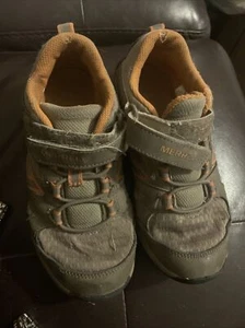 Merrell Hiking Shoes Kids Boys M Outback Low Gunsmoke Size 1M MK262024 Gray - Picture 1 of 12