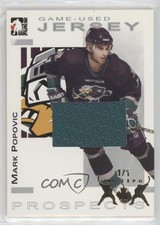 2004-05 ITG Heroes and Prospects Silver Fall Expo 1/1 Mark Popovic #GUJ-29 2c5