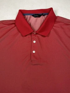 Walter Hagen Essentials Mens Polo Shirt XL Bright Red SS Casual Golf - Picture 1 of 10