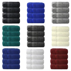 CLEARANCE SALE Hand Towels Set 100% Cotton Super Soft Hotel Quality Towels - Picture 1 of 20