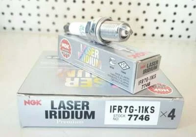 4 x Bujías láser de iridio Honda S2000 NGK (2,0 F20C) IFR7G-11KS IFR7G11KS  Foto 1 de 2