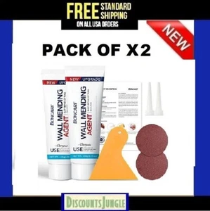 2PCS Boncart Drywall Repair Kit, Safemend Non-Toxic Wall Mending Agent Free -NEW - Picture 1 of 12