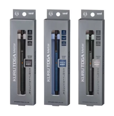 Uni Kuru Toga Metal Mechanical Pencil 0.5mm M5-KH Mitsubishi Pencil From Japan - Image 1 of 4