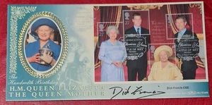 GB-2000 Queen Mother M/S Benham BLCS188b FDC Castle of Mey signiert Dick Francis  - Bild 1 von 4