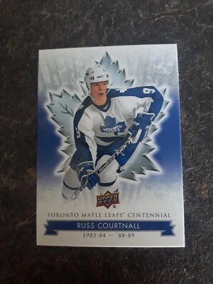 2017 Upper Deck Toronto Maple Leafs Centennial Russ Courtnall Card# 69 - Image 1 of 2