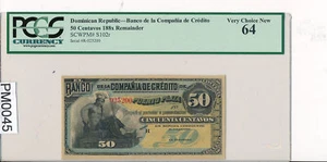 Dominican Republic 50 Centavos PCGS MS 64 188x S102r combine shipping PM0045 c - Picture 1 of 2