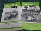 Vintage Cadwell Park Motorcycle Programme's 1971, 1972.