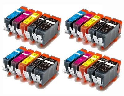 Color Ink Cartridges for PGI-225 CLI-226 Canon Pixma MG5320 MX882 MX892 MG5220  - Image 1 of 4