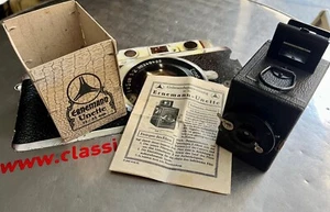 ERNEMANN UNETTE 22X33MM ROLLENFILMKAMERA MENISKUSOBJEKTIV - BOX - Anl. - Picture 1 of 9