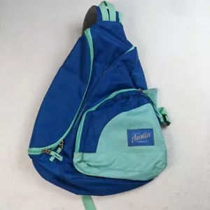 Austin Clothing Company Teal Blue Rucksack Umhängetasche Backpack - Bild 1 von 5