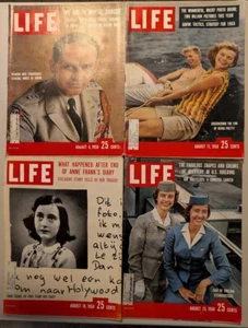 4-August Full Month 1958 LIFE Mags -Gen. James Gavino-Anne Franks-Air Stewardess - Bild 1 von 2
