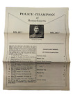 1920s Herrick Police Academy Newsletter Ad "POLICE CHAMPION OF MASSACHUSETTS"