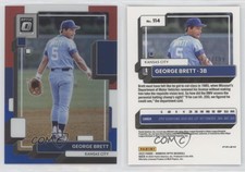 2022 Panini Donruss Optic Red White & Blue Prizm /199 George Brett #114 HOF
