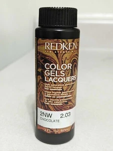 Redken Color Gels Lacquers Permanent Liquid 2oz Chocolate 2NW 2.03 - Picture 1 of 1