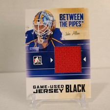 2010-11 ITG Between The Pipes Jake ALLEN Super Series Team Canada Jersey M-22