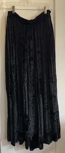 Vintage Saint Laurent High Waist Velvet Black Skirt "as is" - Bild 1 von 5