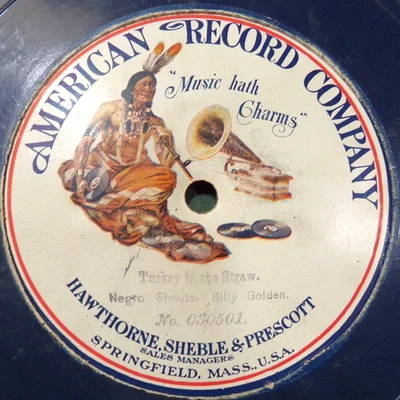 Turkey in the Straw N***o Shouts Billy Golden American Record Company 10.5" - Image 1 of 2