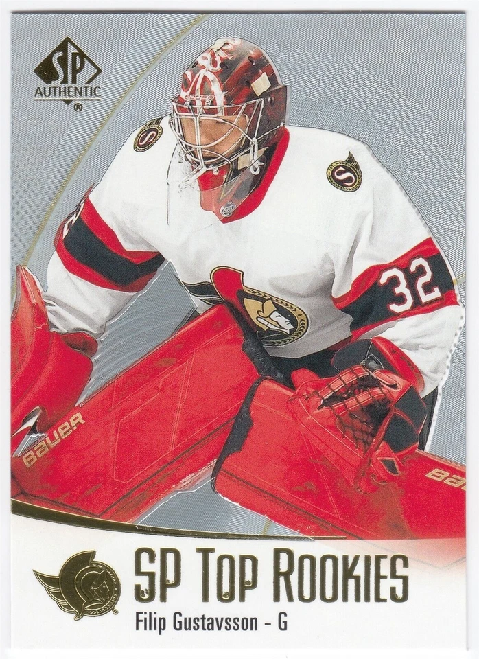 2021-22 Upper Deck SP Authentic Top Rookies FILIP GUSTAVSSON #TR-21 Ottawa UD RC - Image 1 of 1