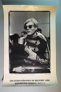 Rare 1992 "Exposition Warhol &Co." by Fred W. McDarrah Poster - Picture 1 of 7