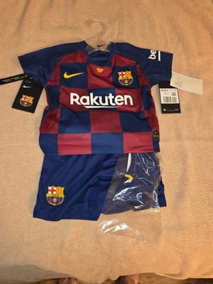 Camiseta corta FC Barcelona 2019/2020 calcetines Nike Home Kit bebé bebé 9-12 meses Foto 1 de 4