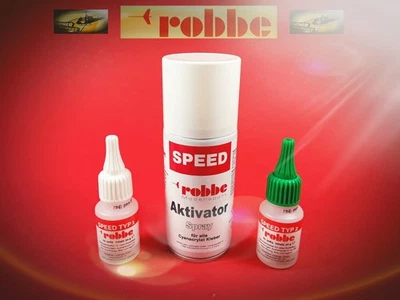 Robbe Modellsport SPEED Sekundenkleber Set 3-teilig, 5019 Günther Modellsport - Bild 1 von 2