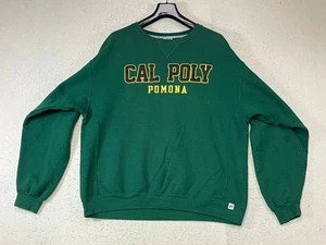 Russell Athletic Cal Poly Pomona Crewneck Sweater Men’s Size XLarge Green  - Picture 1 of 12