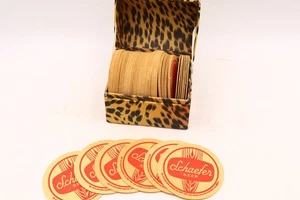 Lot Of 65+ Vintage NOS Schafer Beer Coasters Advertising 50s 60s - Picture 1 of 8